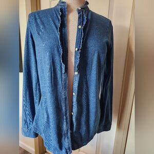 J. McLaughlin Long sleeve button down shirt size S